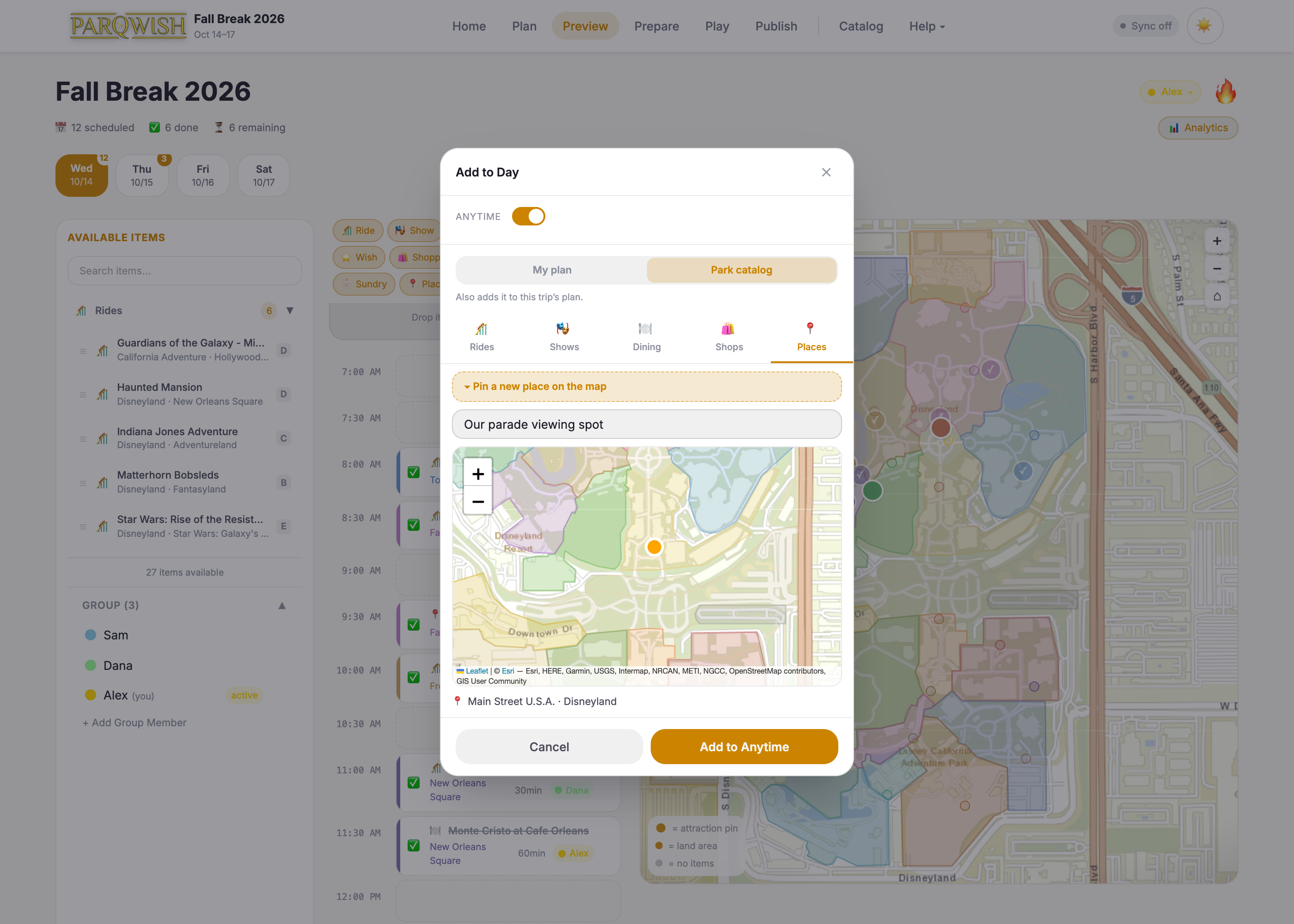 PWA Preview — Add to Day